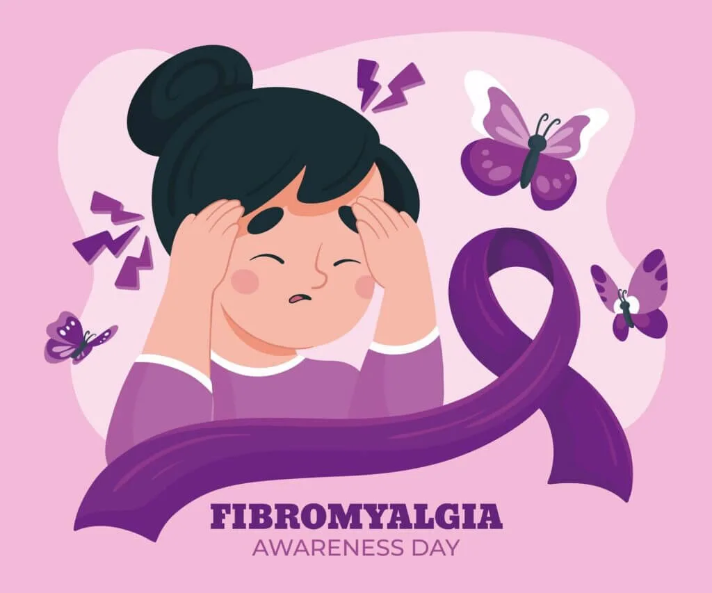La fibromyalgie symbolisée par une personne ayant des douleurs.